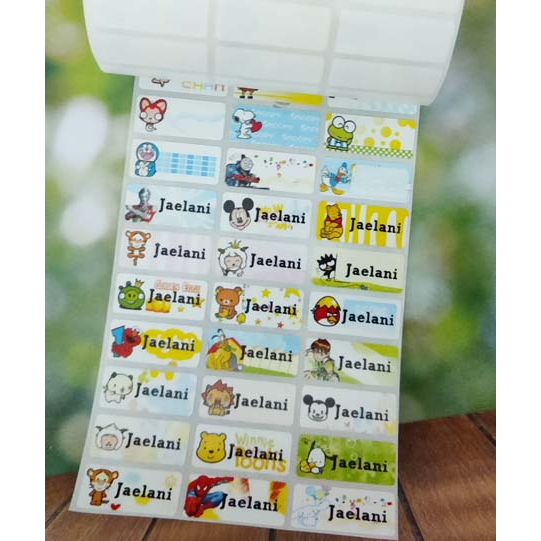 

Label Nama Import Waterproof MIX BOY