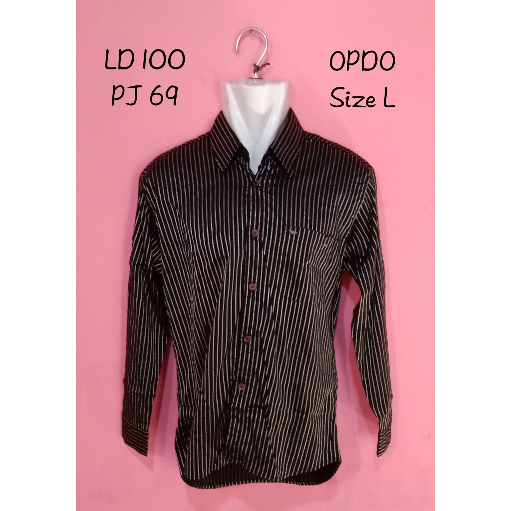 Kemeja Pria Lengan Panjang Slimfit OPDO blink-blink (pr1l0v3d)