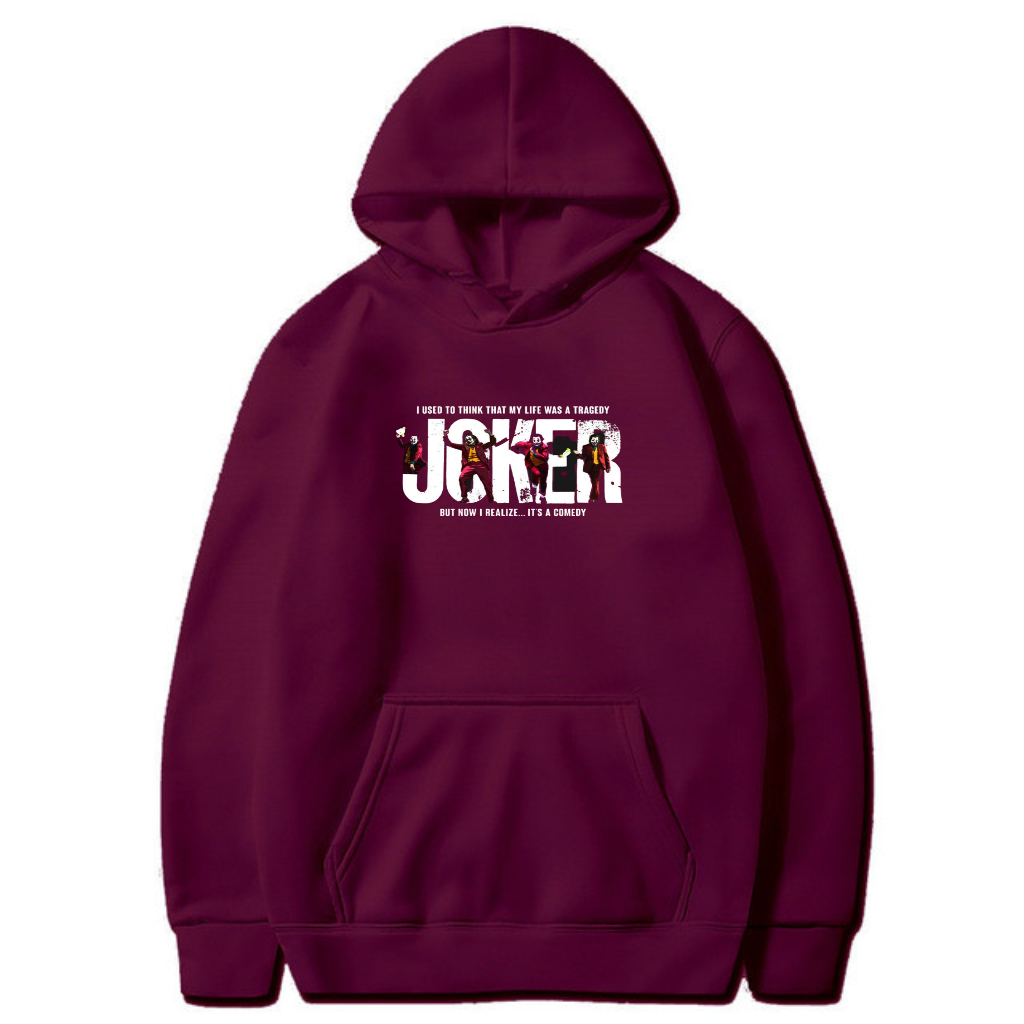 Jaket Hoodie JOKER Unisex Big Size / Hoodie Pria / Hoodie / Hoodie Wanita