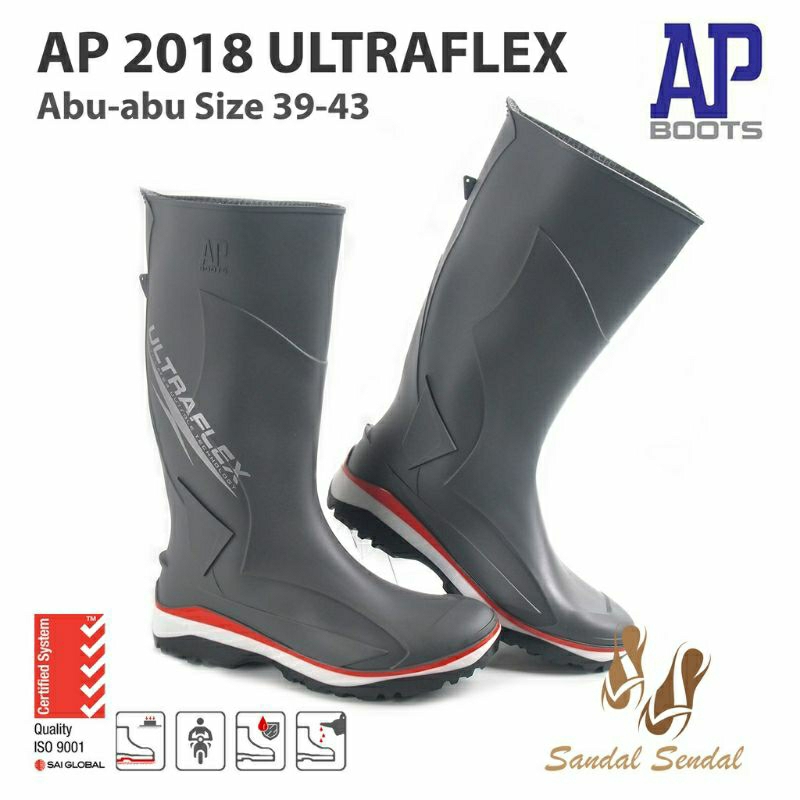 Sepatu AP Boots 2018 Ultraflex Grey