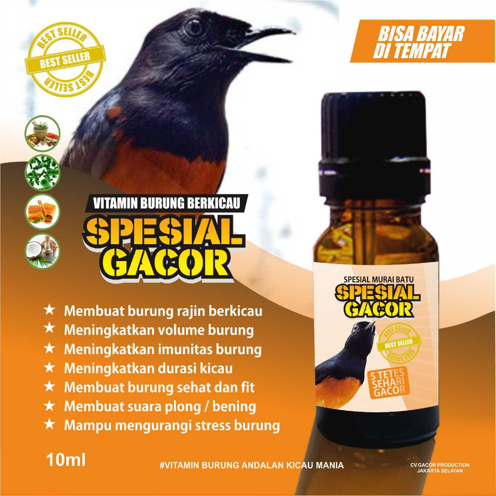 VITAMIN BURUNG GACOR BERKICAU | Vitamin Burung Meningkatkan Suara Kicauan