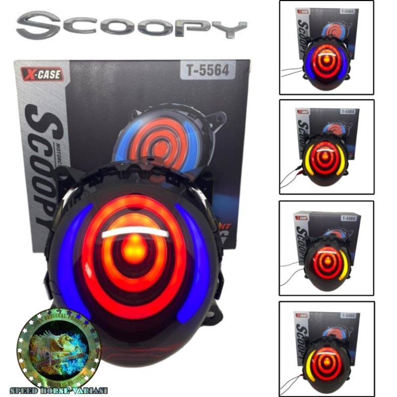 Lampu stop Scoopy New 2020-2023 Stoplamp Scoopy New Led 3in1 Lampu Rem