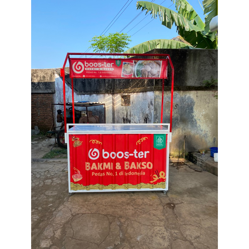 Booth Lipat Murah / Booth Warmindo/ Booth Kuliner 150x60x200 CUSTOM PROMO Murah