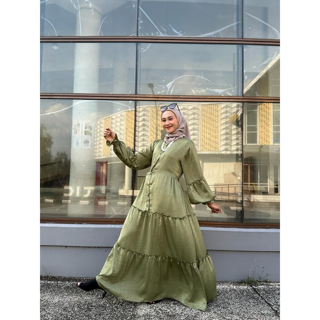 Gamis SANTORINI SILK || Gamis Ayara || Dress Ayara || By RA.Busana