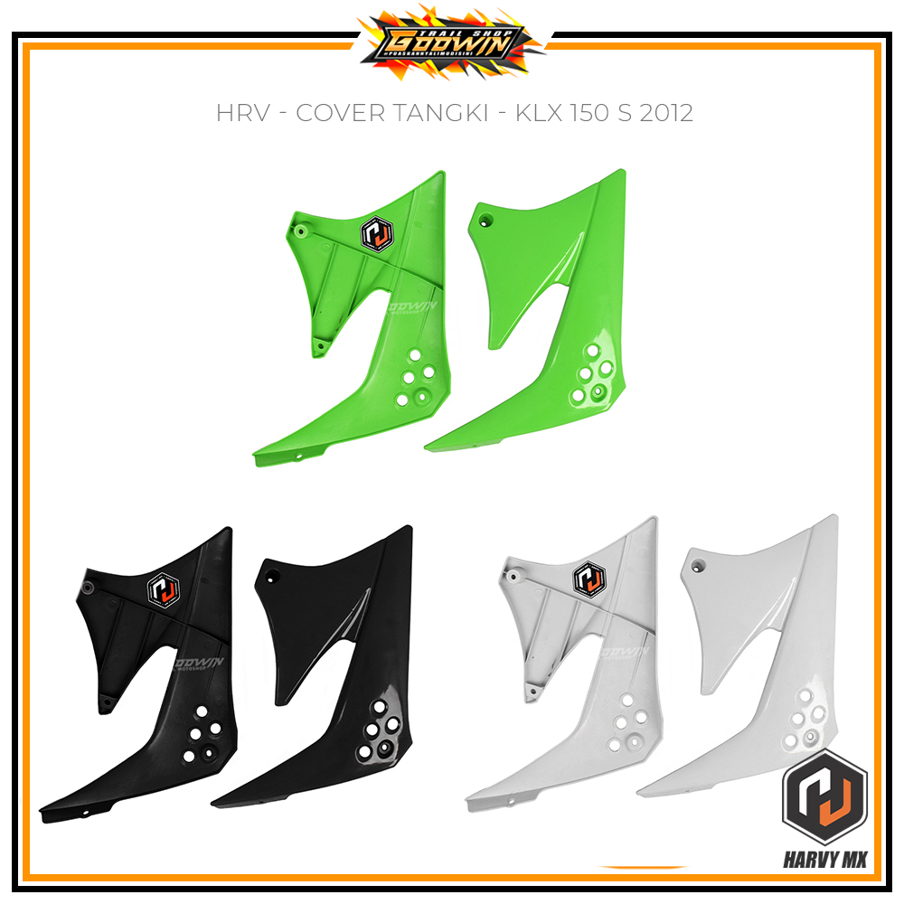Legshield Cover Tangki Sayap Depan HARVY MX KLX 150 L S
