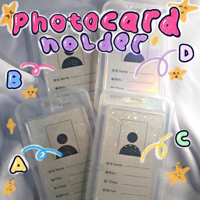 

Photocard Holder/Id Card Holder Hologram