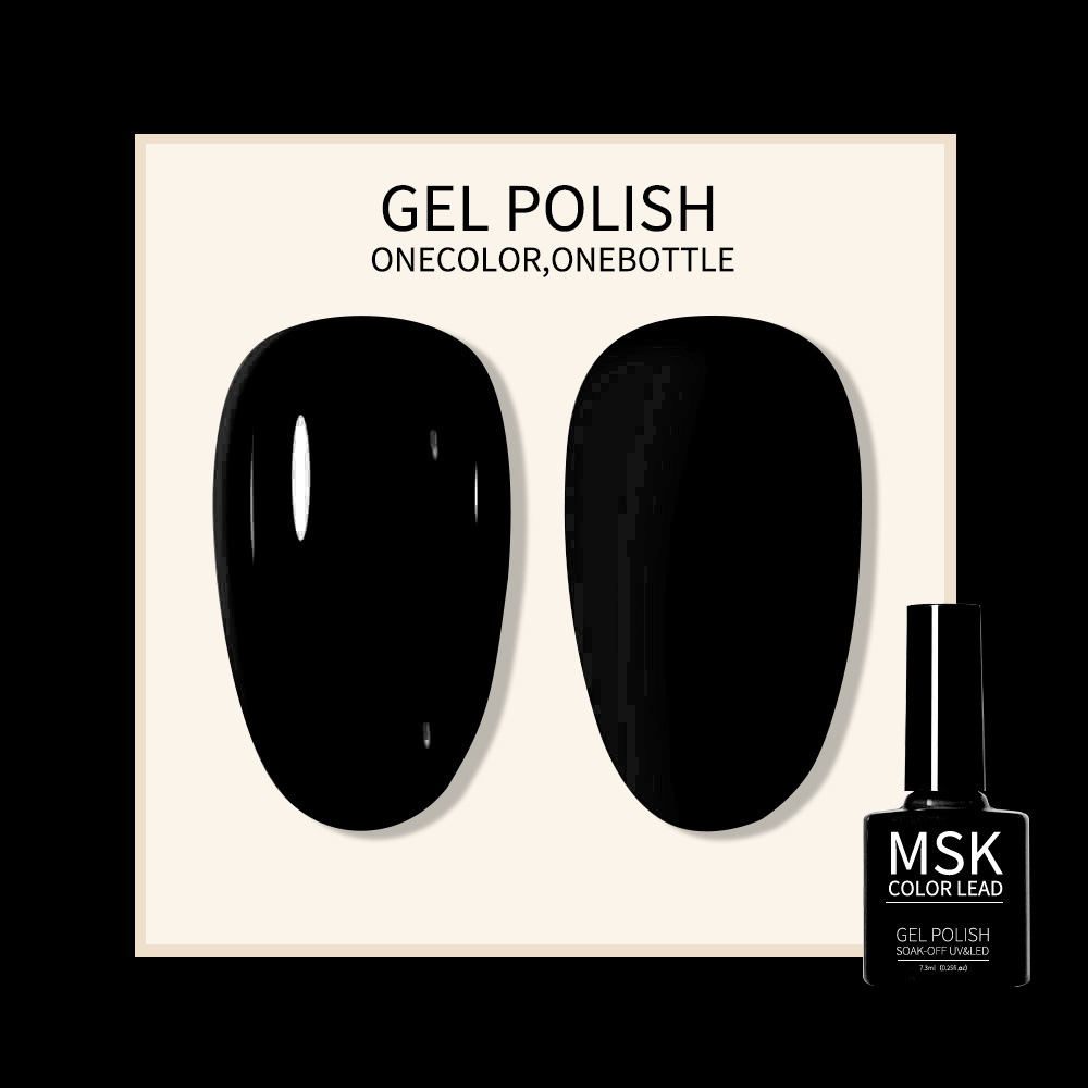 MSK kutek uv gel nail polish gel 7.3 ML botol warna warni PART 1