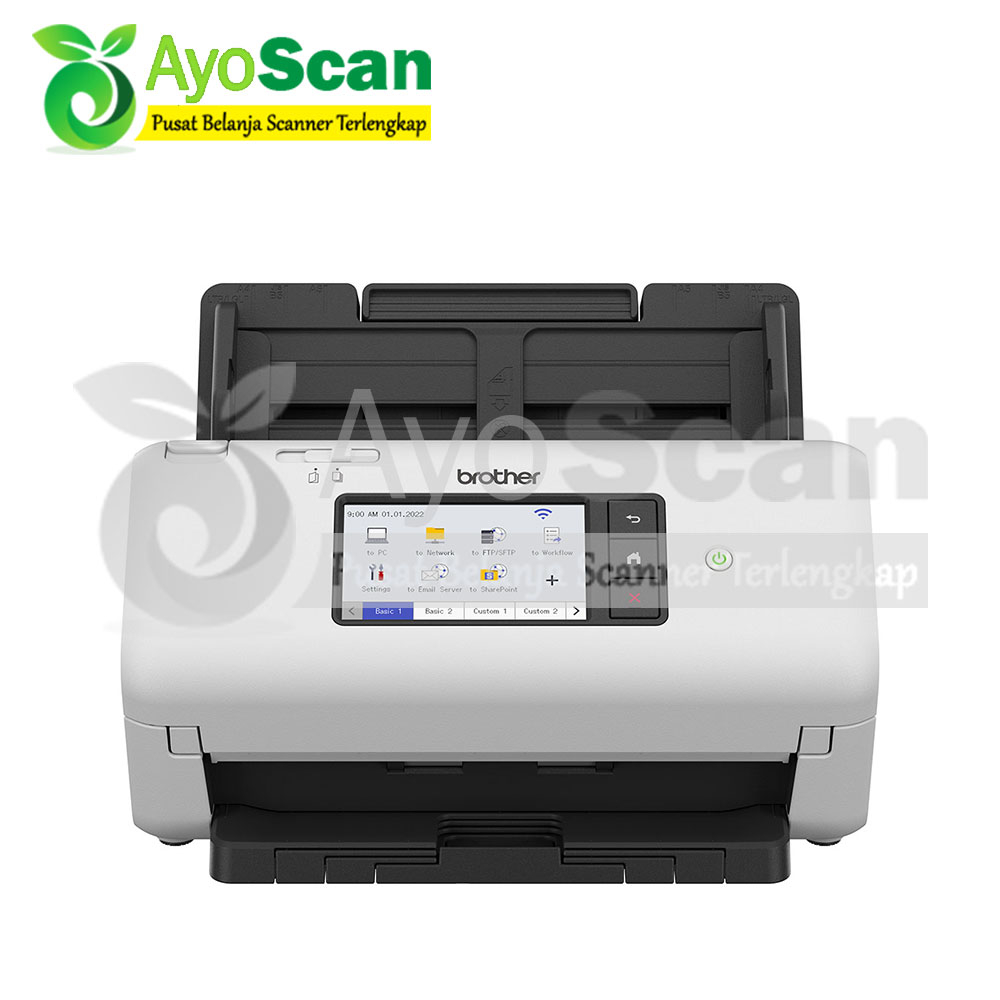 Scanner Brother ADS-4700W - Folio/F4 - 40 lbr/menit