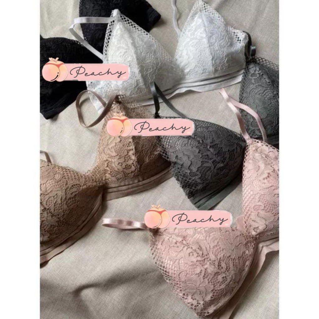 &amp; Other Stories Riviera LACE TUMBLR BRALETTE UNWIRED by Peachy