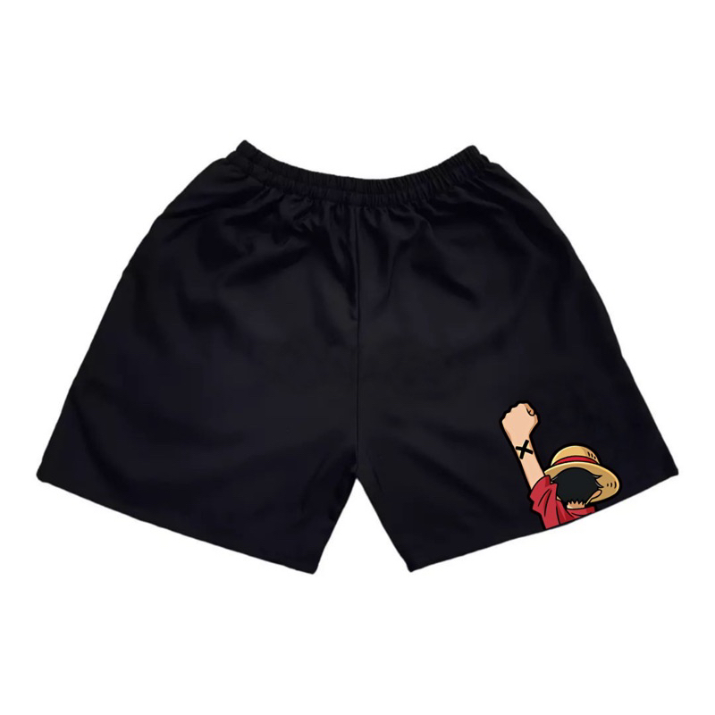 JEFFORD Boxer Pria Sablon DTF 02 | Boxer Pria Wanita | Boxer Pantai | Celana Boxer | Celana Dalam-Luffy AT NEW