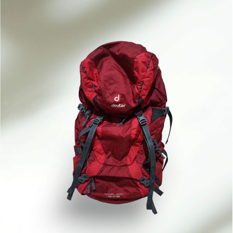 PRELOVED | Deuter Futura Vario 45+10 SL Red | Tas Gunung | Tas Pendaki | Carrier Deuter Red | Origin