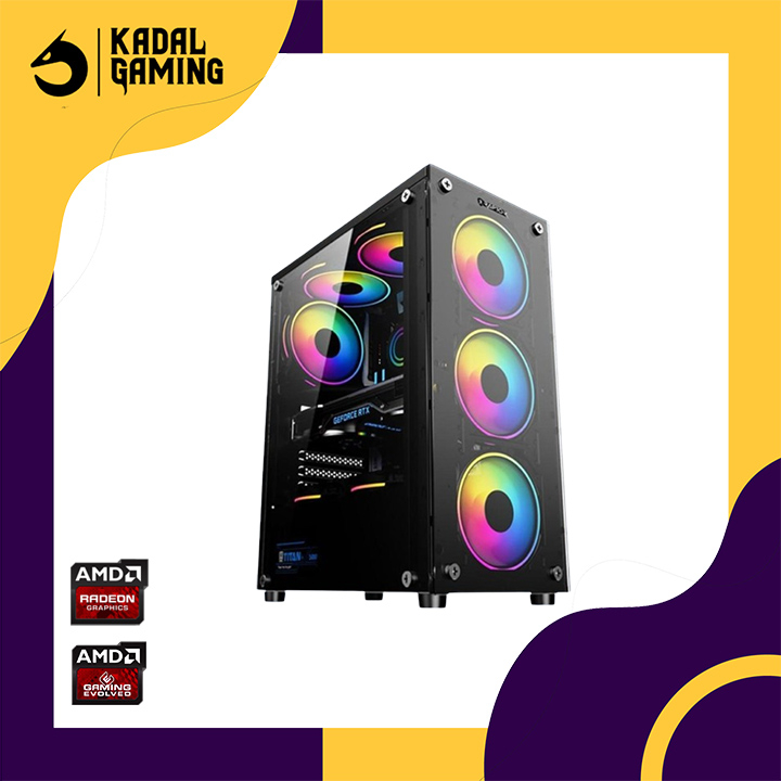 PROMO PC RYZEN 5 4500 VGA RADEON RX 580 8GB RAM DDR4 FULLSET SIAP PAKAI PES FIFA MOTOGP 2023