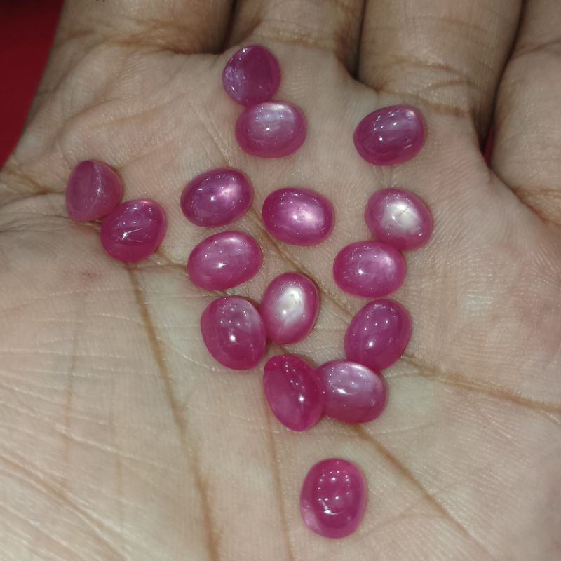 BATU NATURAL RUBY STAR,BATU ASLI ALAM ORIGINAL ASLI 100%