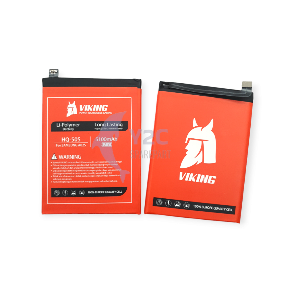 VIKING HQ-50S SAMSUNG A025 A025F / GALAXY A02 A02S BATERAI DOUBLE POWER BATRE BATERE BATRAI BATREI ORIGINAL