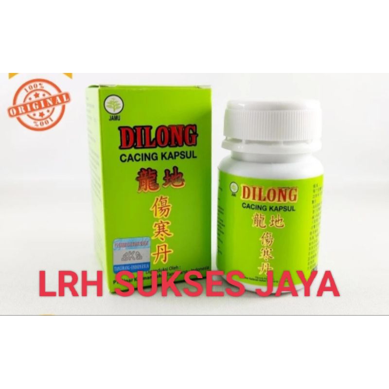 Dilong Capsule Cacing obat herbal typus