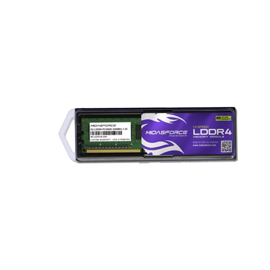 MEMORY RAM PC LONGDIMM DDR4 16GB PC25600 3200Mhz - MIDASFORCE 1x16gb