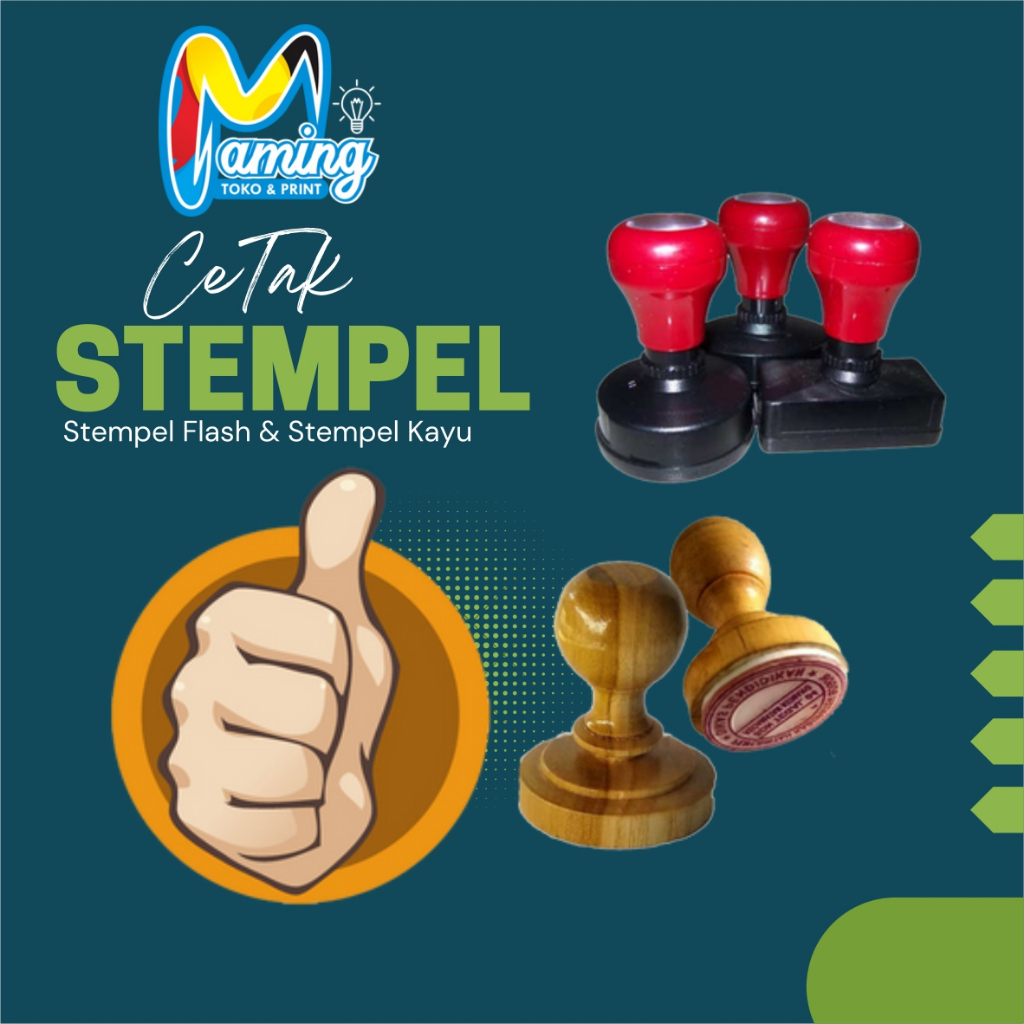 

STEMPEL FLASH & STEMPEL KAYU