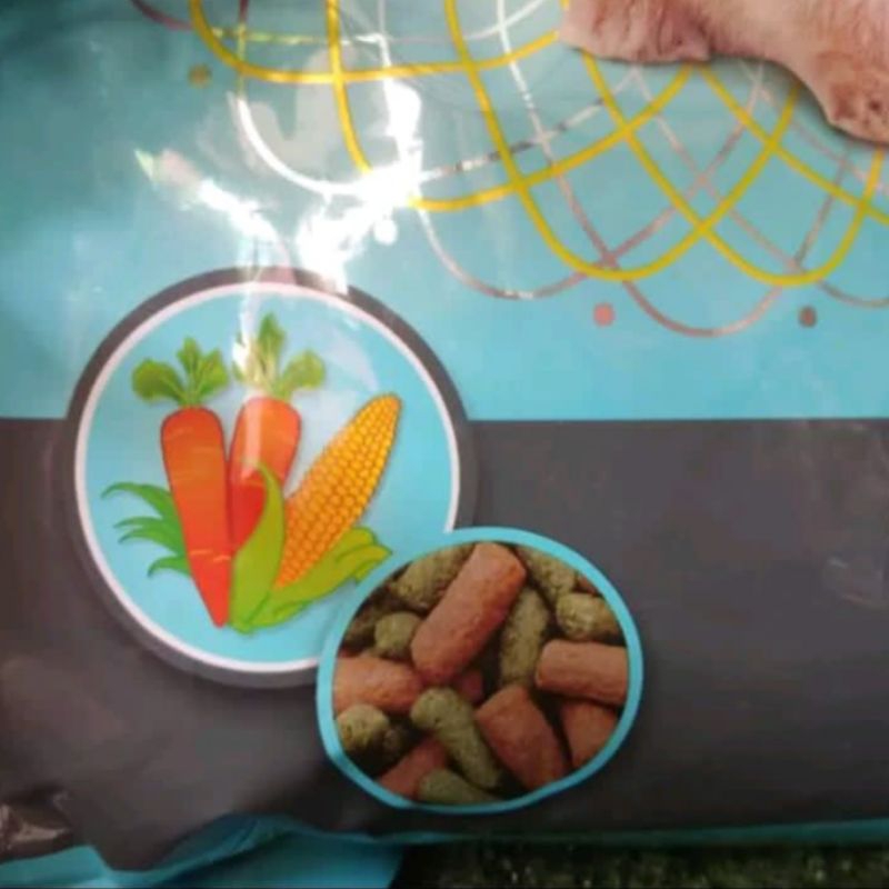 smartheart makanan kelinci 1kg, &amp; sanbbi pasir mandi hamster