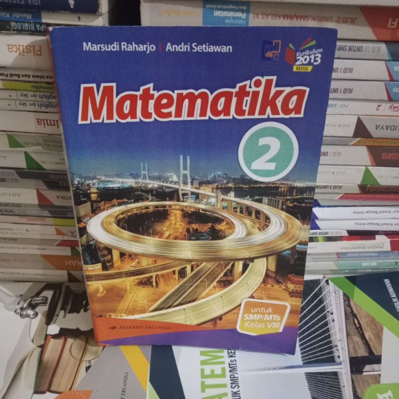 buku matematika SMP kelas 2-8 penerbit erlangga