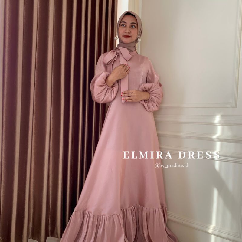 ELMIRA DRESS / DRESS KONDANGAN / BRIDESMAID DRESS / DRESS PESTA MUSLIM / SHIMMER