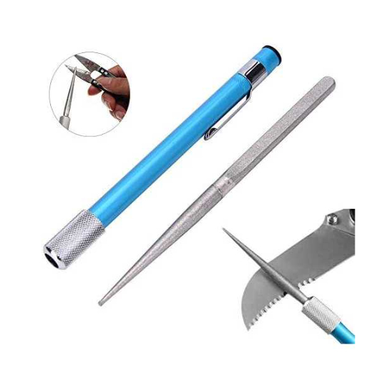 Tongkat Pengasah Pisau Diamond Knife Sharpener Alat Asah Piso Tajam Desain Portable Material Berkualitas