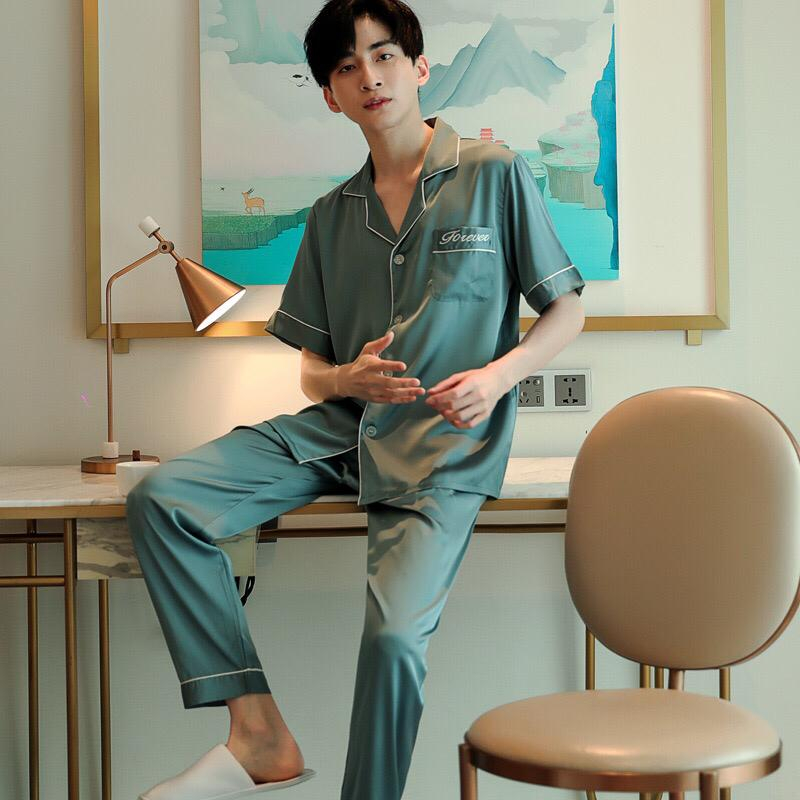 PROMO TERBARU HP2202 LINGERIE PREMIUM SATIN SET KIMONO / BAJU TIDUR COUPLE WANITA SEKSI DAN PRIA