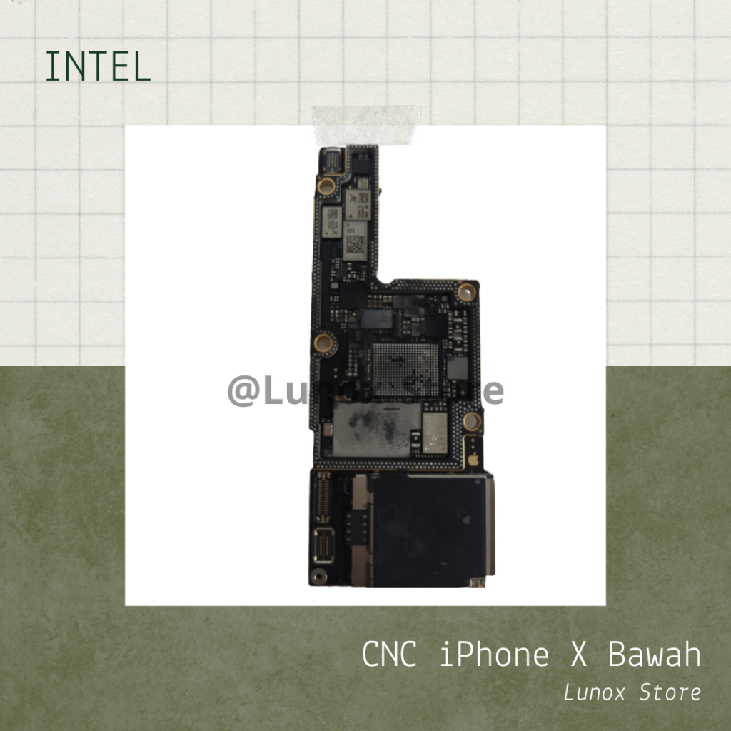 Mesin CNC Board Bawah iPhone X Intel