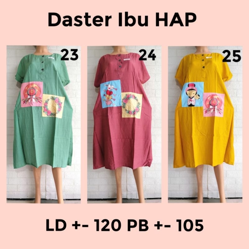 DASTER IBU POLA HAP DASTER MODERN RAYON ADEM APLK