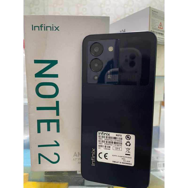 infinix note 12 8/128 second fullset