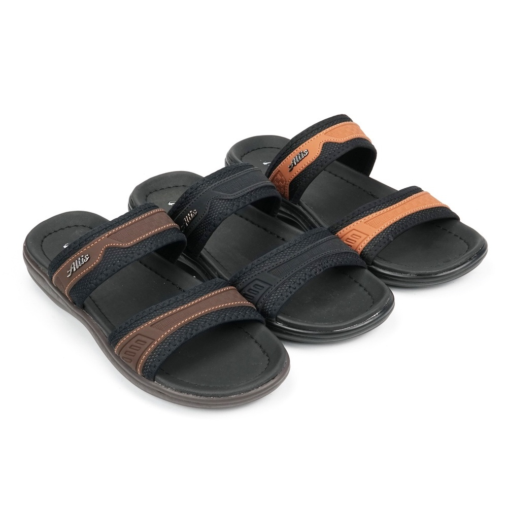 Sandal Slop Kulit Casual Pria - Jaguar 02