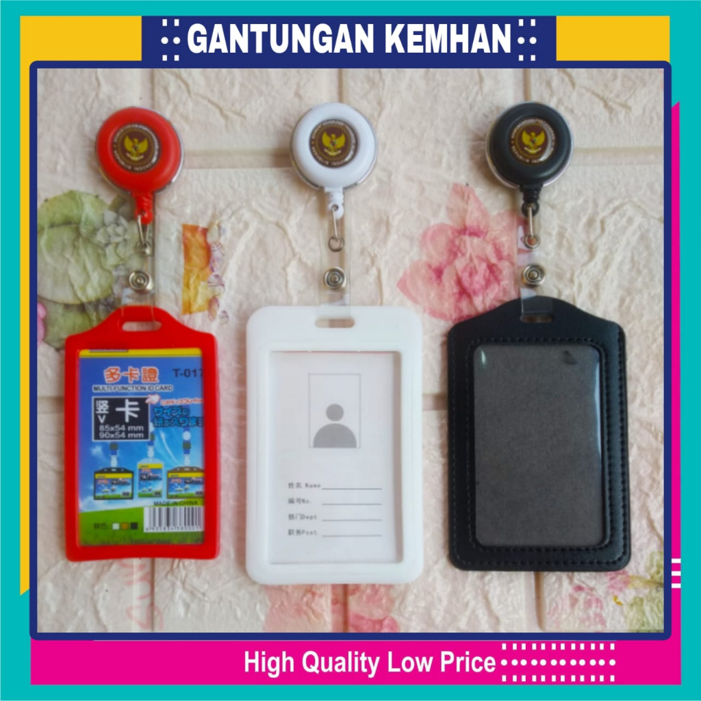 

GANTUNGAN YOYO ID CARD KEMHAN (KEMENTERIAN PERTAHANAN) + TEMPAT ID CARD