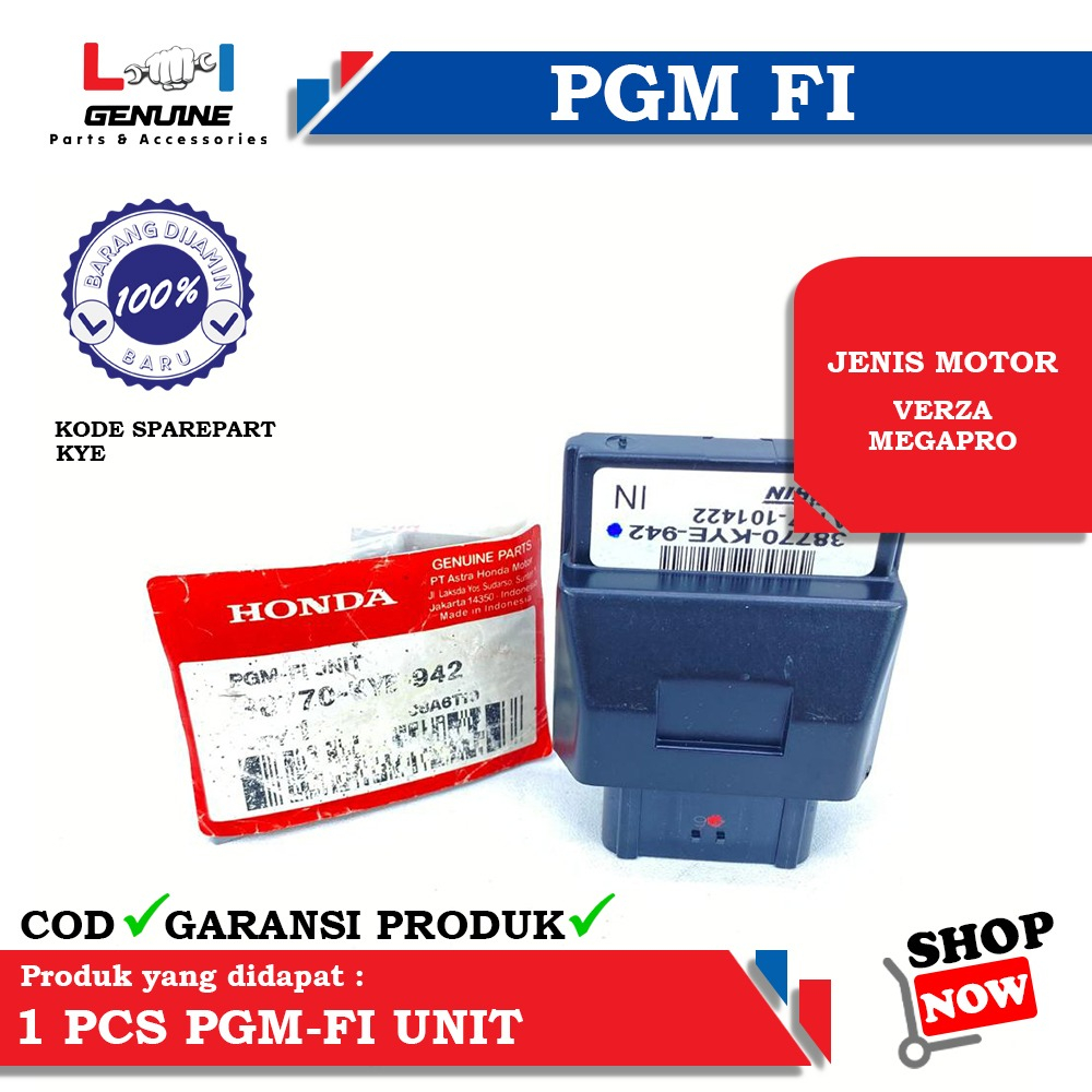 -LOI- ECM ECU CDI ASSY PGM FI VERZA MEGAPRO KYE