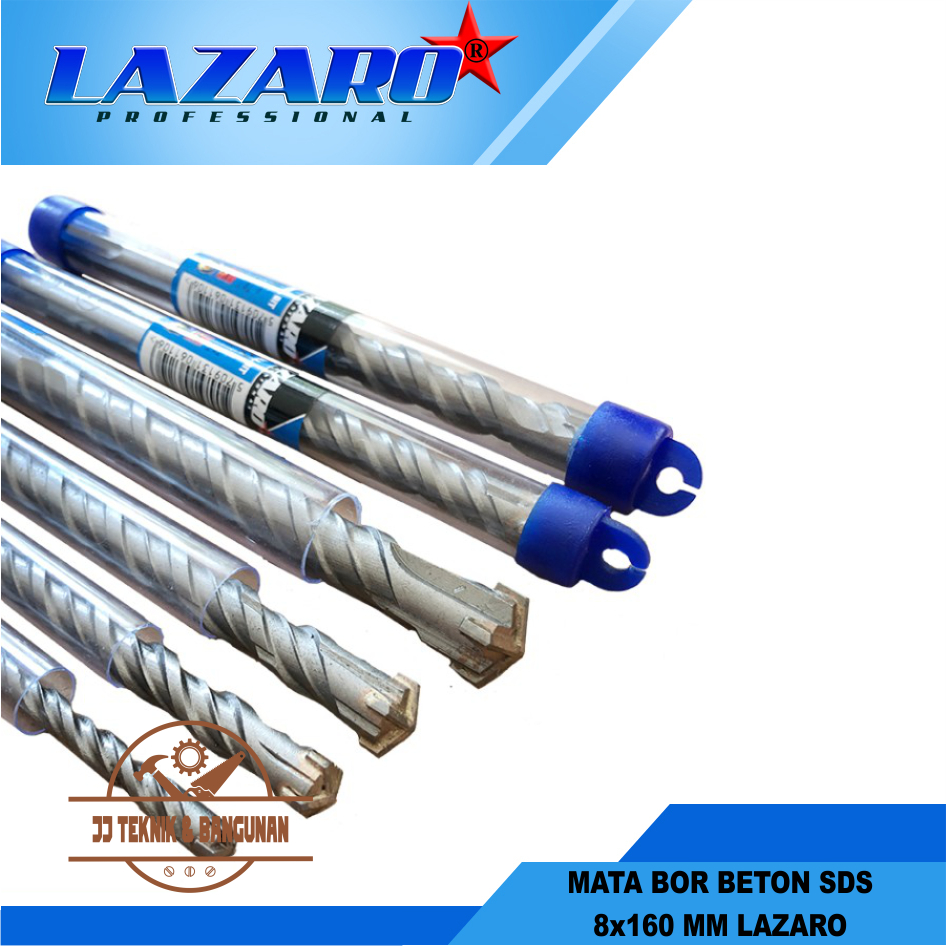 Lazaro SDS Plus Mata Bor Tembok Beton Hammer Drill - 8x160