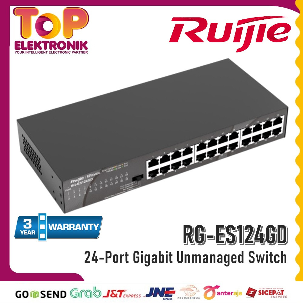 RUIJIE 24-Port Gigabit Unmanaged Switch TPELEKTRONIK
