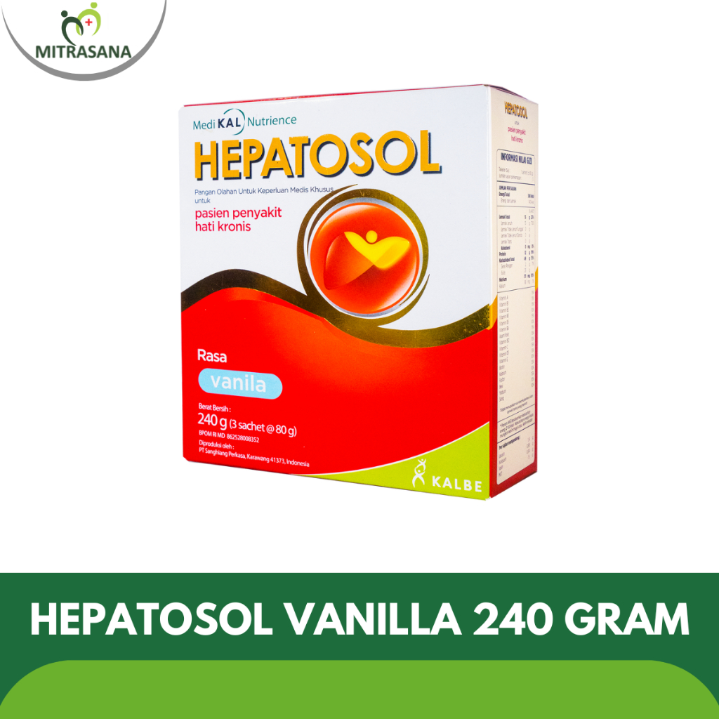 

Hepatosol - Nutrisi Kesehatan Hati 240 Gram