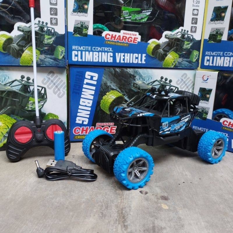 MOBIL REMOTE RC OFFROAD MONSTER CROOS COUNTRY BATRE CASH LI-ION 3,7VOLT MOBIL REMOTE CONTROL CAR MAINAN ANAK