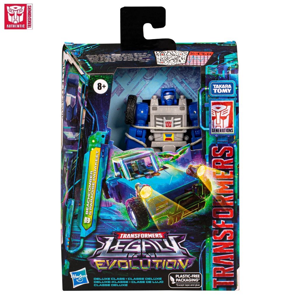 TRANSFORMERS Generations Legacy Evolution Deluxe Class Beachcomber & Paradise Parakeet Action Figure