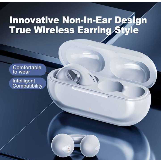 Earbuds TWS Bluetooth 5.2 HiFi Surround Ergonomic 200mAh Suara Stabil Nyaman Digunakan Waterproof Berkualitas