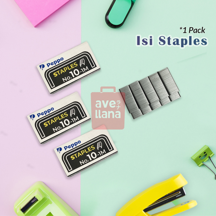 

PEPPO Isi Staples Refill Staples Kecil No.10-1M