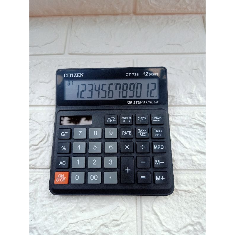 

TERMURAH‼️KALKULATOR DAGANG MURAH CITIZEN CT 738 / 12 CHECK CORRECT