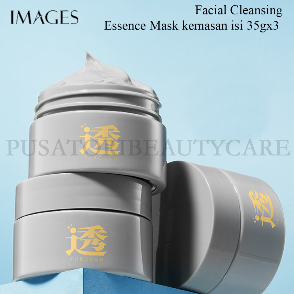 IMAGES  Facial Cleansing Essence Mask kemasan isi 35gx3