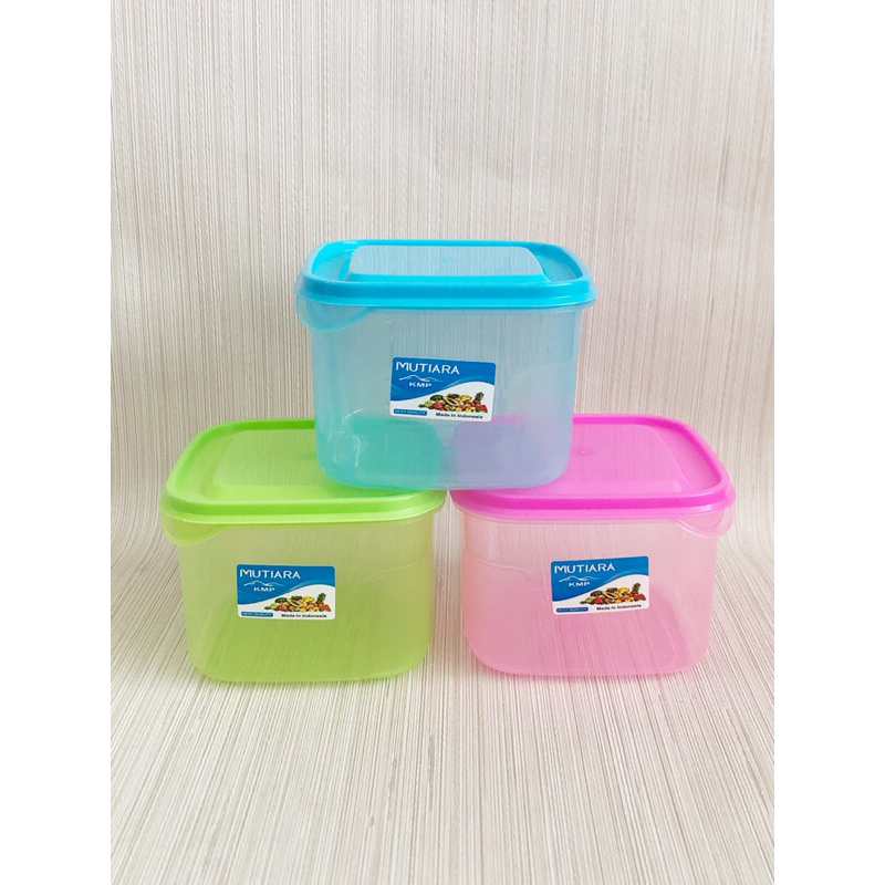 toples segi plastik 500ml / toples permen / tempat bumbu / toples kotak 500ml / container zayn