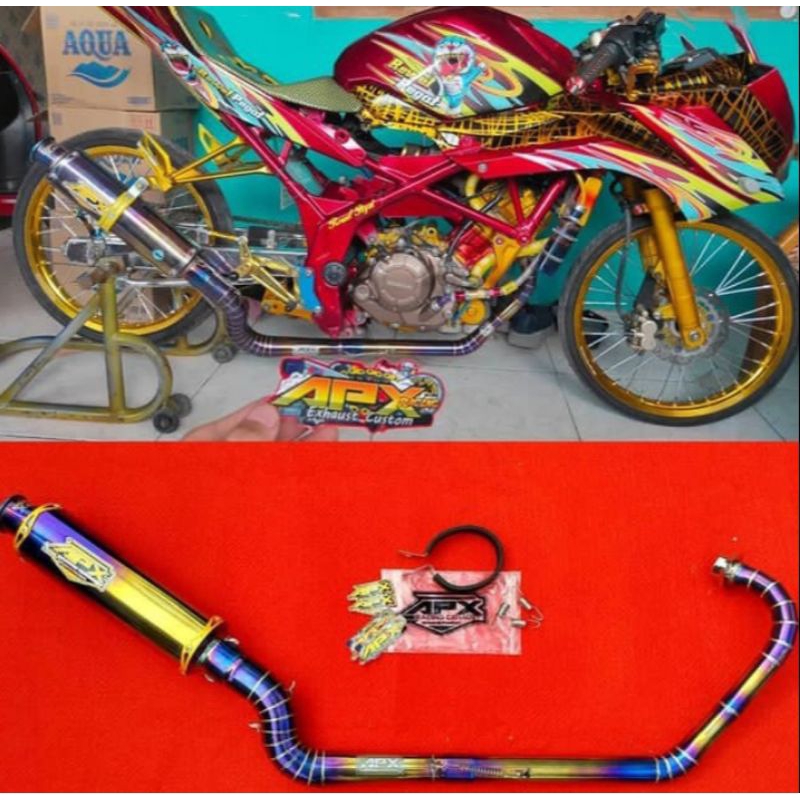 Knalpot CBR150R Original APX Terlaris