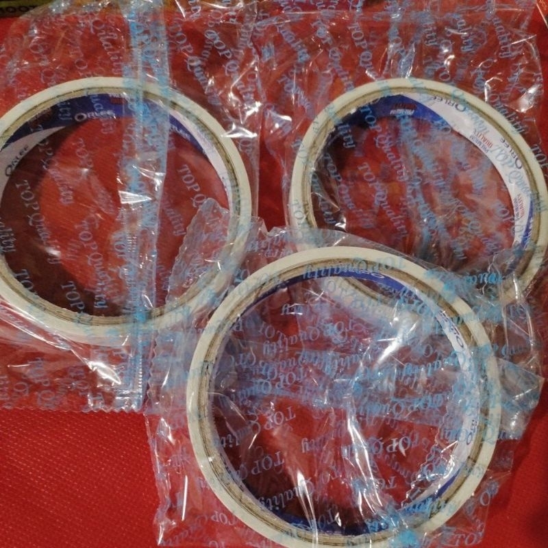 

Double Tape / Solasi Bolak Balik / Lakban Bolak balik / Dobel Tape merk Orlee ½ 1/2 inch (1 PCS)