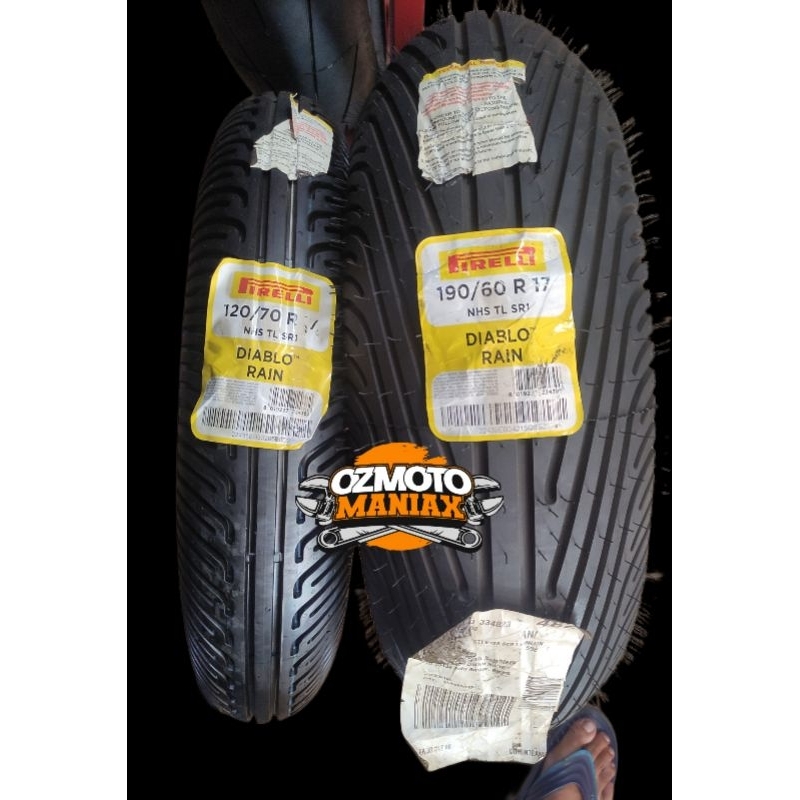 Paket Ban Pirelli Diablo Rain 120/70-17 & 190/60-17
