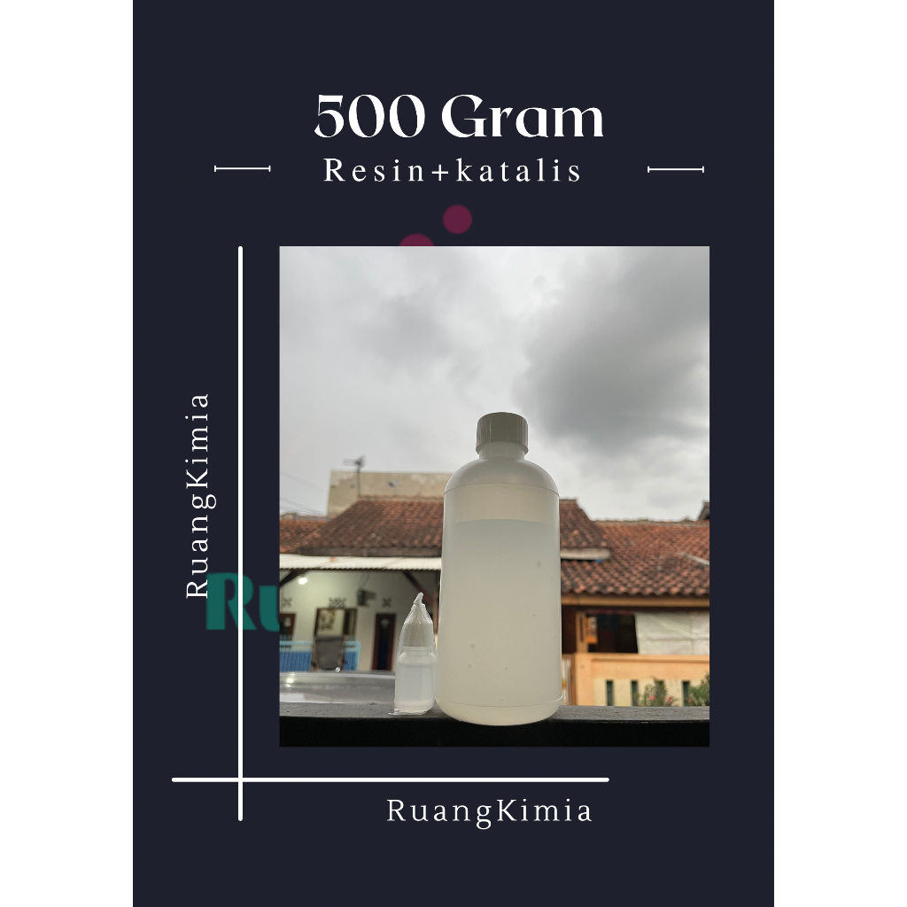 resin bening dan katalis 500gr