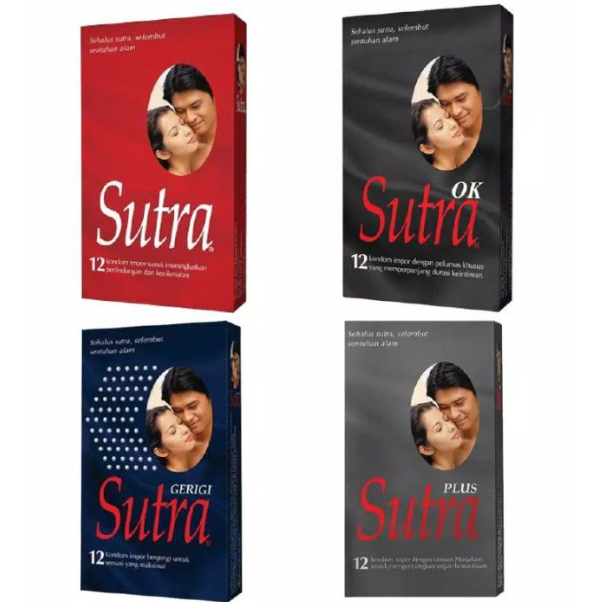 PRIVASI J&T JNE Kondom Condom SUTRA Merah / RM / Plus / HITAM OK / Gerigi Biru isi 2 3 12