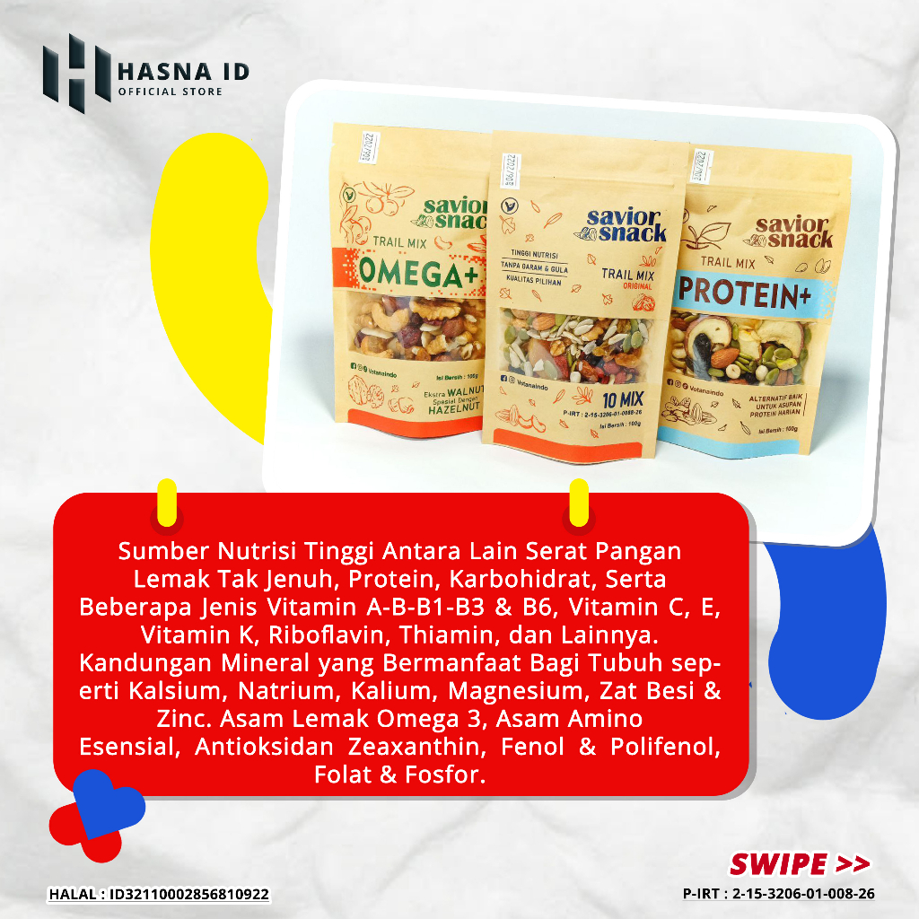 Cemilan Ibu Hamil Trimester 1,2 &amp; 3 Makanan Sehat Bumil - Savior Snack Protein+ Alternatif Baik Untuk Asupan Nutrisi Harian