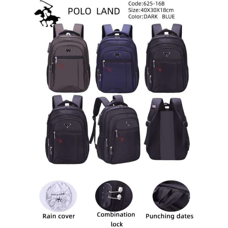 Tas Ransel Import Pria Polo Land