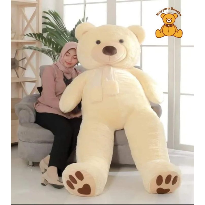Boneka Beruang Jumbo Teddy Bear Giant SNI 1,2 Meter